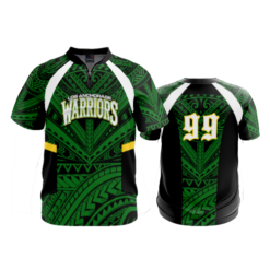 3663 UNISEX DERBY JACKET SHORT SLEEVE LOS-ANCHORAGE-WARRIORS-ADD