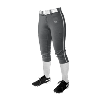 3639 BUY NOW CHARCOAL/WHITE FASTPITCH PANTS
