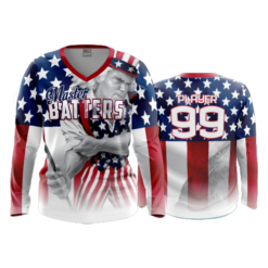 3683 WOMENS V NECK LONGSLEEVE MASTER-BATTERS-2023