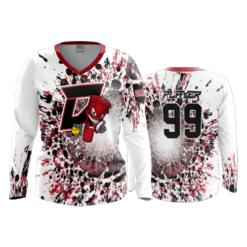 3689 WOMENS V NECK LONGSLEEVE DYNAMITES-2023-1