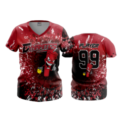3689 WOMENS V NECK DYNAMITES-2023-2