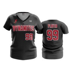 3689 WOMENS V NECK DYNAMITES-2023-3
