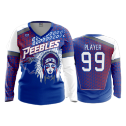 3690 WOMENS V NECK LONGSLEEVE PEEBLES-1