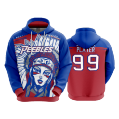 3690 UNISEX FLEECE HOODY PEEBLES-2