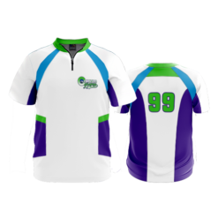 3684 UNISEX DERBY JACKET SHORT SLEEVE COMPLICATED-BOGEY-PURPLE