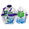 3684 UNISEX FLEECE HOODY COMPLICATED-BOGEY-PURPLE
