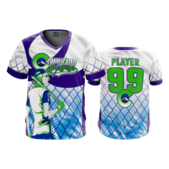 3684 MENS SPORT V NECK COMPLICATED-BOGEY-PURPLE