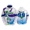 3684 UNISEX FLEECE HOODY COMPLICATED-BOGEYS-ROYAL
