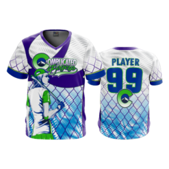 3684 MENS SPORT V NECK COMPLICATED-BOGEYS-ROYAL