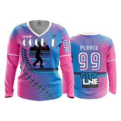 3670 WOMENS V NECK LONGSLEEVE THE-GOOD-D-2