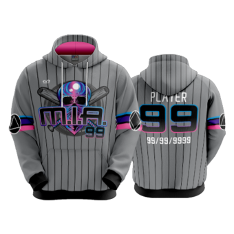 3336 UNISEX FLEECE HOODY MIA-2023-2