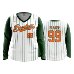 3669 WOMENS V NECK LONGSLEEVE BOMBERS-2