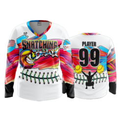 3681 WOMENS V NECK LONGSLEEVE SNATCHING-BALLS-2