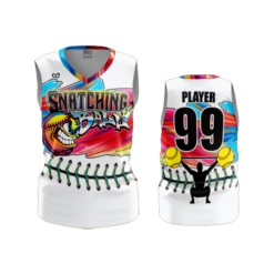 3681 WOMENS V NECK SLEEVELESS SNATCHING-BALLS-2