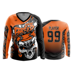 2664 WOMENS V NECK LONGSLEEVE RARE-BREED-1