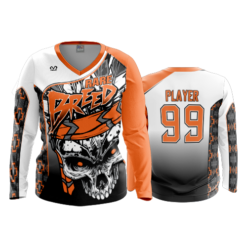 2664 WOMENS V NECK LONGSLEEVE RARE-BREED-2