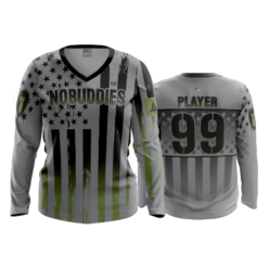 3672 WOMENS V NECK LONGSLEEVE NOBUDDIES-1