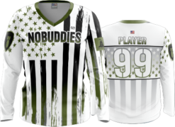 3672 WOMENS V NECK LONGSLEEVE NOBUDDIES-2