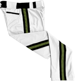 3672 MENS BALLPARK WHITE BRAID PANTS NOBUDDIES-2