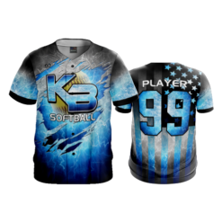 3675 MENS FULL BUTTON DOWN KB-SOFTBALL-1