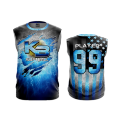 3675 MENS SPORT CREW NECK SLEEVELESS KB-SOFTBALL-1