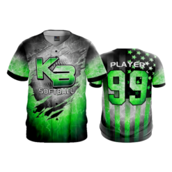 3675 MENS FULL BUTTON DOWN KB-SOFTBALL-2