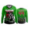 3677 WOMENS V NECK LONGSLEEVE GOJIRA-1