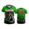 3677 WOMENS V NECK GOJIRA-1