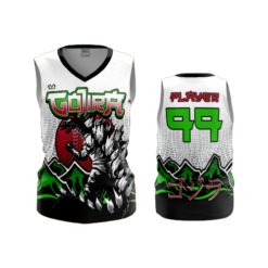 3677 WOMENS V NECK SLEEVELESS GOJIRA-2