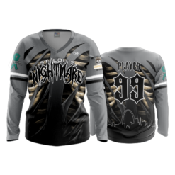 3679 WOMENS V NECK LONGSLEEVE ST-LOUIS-NIGHTMARE-1