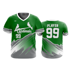 3674 MENS SPORT V NECK CARDINALS-1
