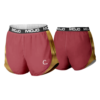3674 WOMENS MICRO FIBER PRACTICE SHORT CARDINALS-2