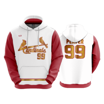 3674 UNISEX FLEECE HOODY CARDINALS-2
