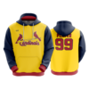 3674 UNISEX FLEECE HOODY CARDINALS-3