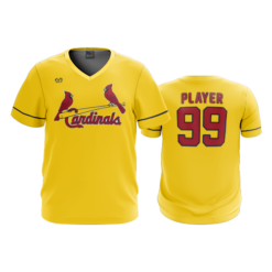 3674 MENS SPORT V NECK CARDINALS-3