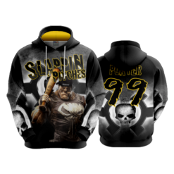 3682 UNISEX FLEECE HOODY SLAPPIN-PITCHES-1