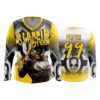 3682 WOMENS V NECK LONGSLEEVE SLAPPIN-PITCHES-2