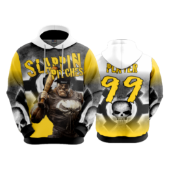 3682 UNISEX FLEECE HOODY SLAPPIN-PITCHES-2