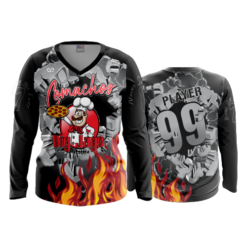 3687 WOMENS V NECK LONGSLEEVE BIG-JAYS-COMACHOS-2