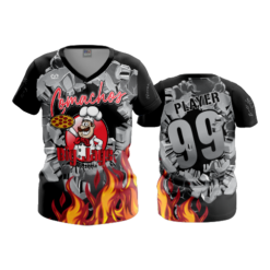 3687 WOMENS V NECK BIG-JAYS-COMACHOS-2