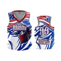 2469 WOMENS RACERBACK TANK BLUE-BANDITS-RACER-ADD