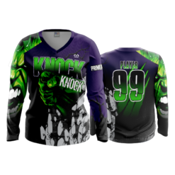 3686 WOMENS V NECK LONGSLEEVE KNOCK-KNOCK-1