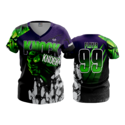 3686 WOMENS V NECK KNOCK-KNOCK-1