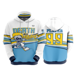 3691 UNISEX FLEECE HOODY DEATH-BY-SLIDING-1