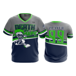 3691 MENS SPORT V NECK DEATH-BY-SLIDING-2