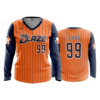 3688 WOMENS V NECK LONGSLEEVE HOUSTON-BLAZE-1