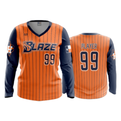 3688 WOMENS V NECK LONGSLEEVE HOUSTON-BLAZE-1