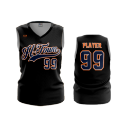 3688 WOMENS V NECK SLEEVELESS HOUSTON-BLAZE-3
