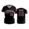 3688 WOMENS V NECK HOUSTON-BLAZE-3
