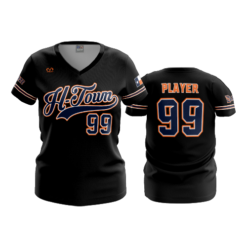 3688 WOMENS V NECK HOUSTON-BLAZE-3
